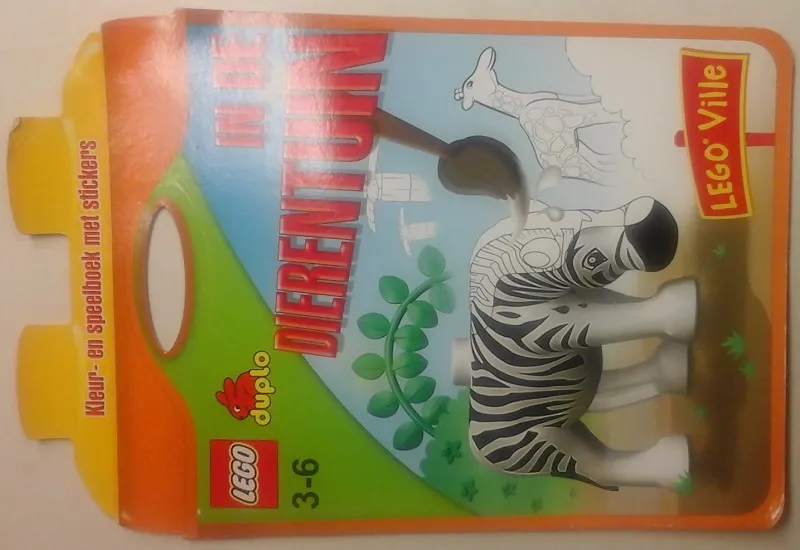 Duplo 3-6 Kleur en Speelboek met stickers 'in de dierentuin' (ISBN: 90-412-18238)