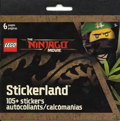 The LEGO NINJAGO Movie Sticker Land Sticker Book