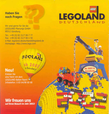 LEGOLAND Deutschland Park Guide 2002
