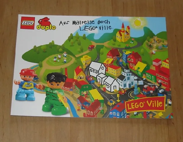 Coloring Book, Auf Malreise durch LEGO Ville