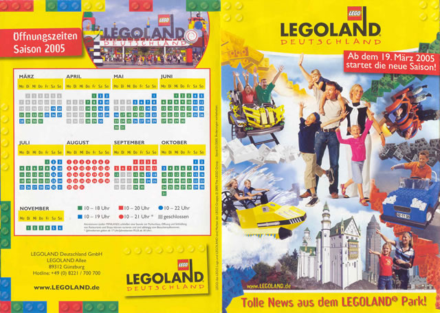 LEGOLAND Deutschland Park Guide 2005