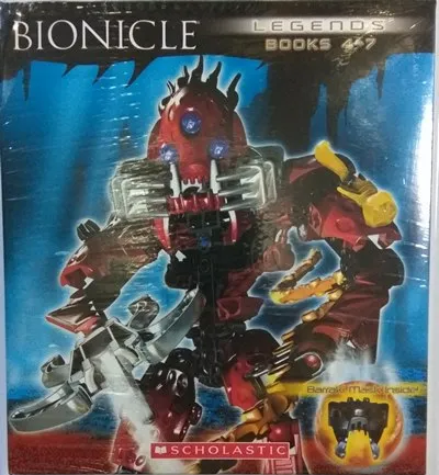 BIONICLE - Legends Books 4-7 with Barraki Mask