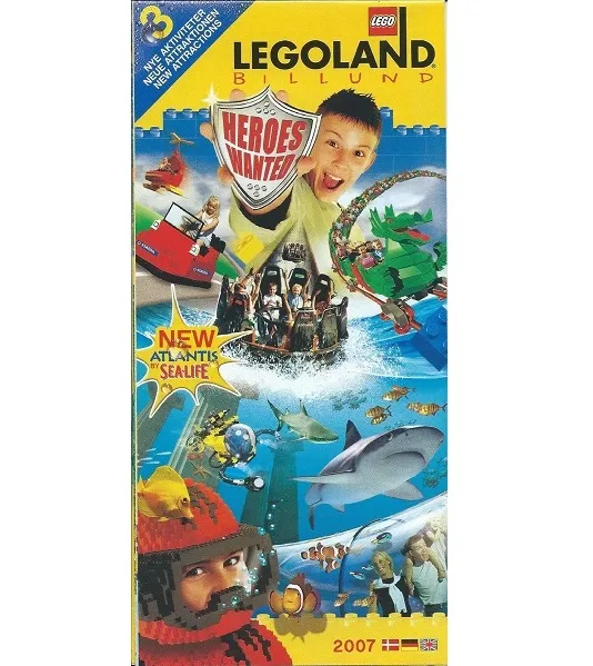 LEGOLAND Denmark Park Guide 2007 with Map