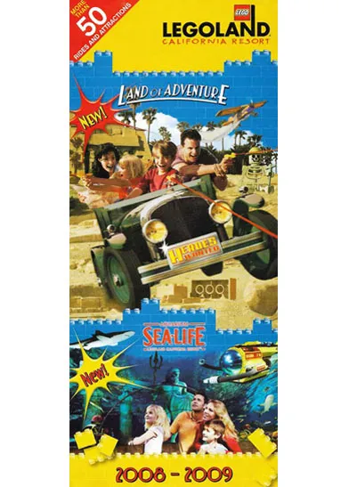 LEGOLAND California Park Guide 2008 with Map
