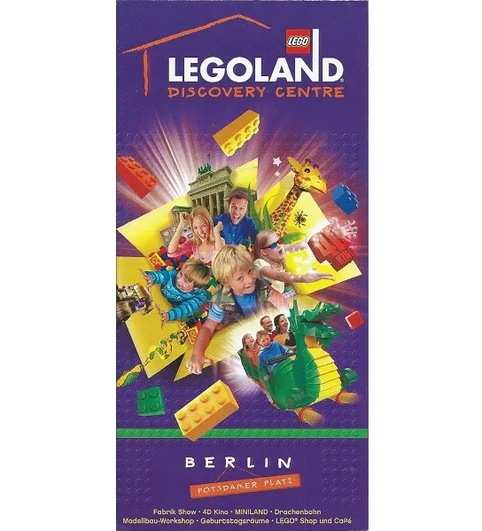 LEGOLAND Discovery Centre Berlin Attraction Guide 2010 with Map