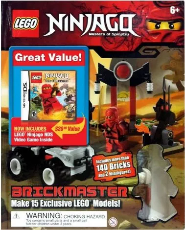 NINJAGO - Brickmaster (Hardcover) with Nintendo DS Game