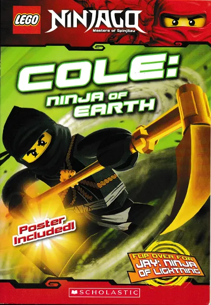 NINJAGO - Masters of Spinjitzu - Cole: Ninja of Earth / Jay: Ninja of Lightning (Flip Book - Softcover)