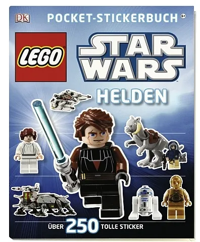 Pocket-Stickerbuch - Star Wars Helden - German Edition