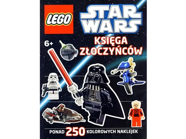 Sticker Book - Star Wars Księga złoczyńców - Polish Edition