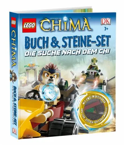 Buch & Steine-Set Legends of Chima - Die Suche nach dem Chi (Hardcover) (German Edition)