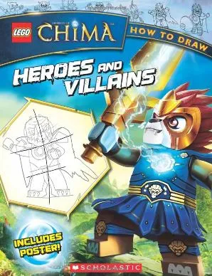 LEGENDS OF CHIMA - How to Draw: Heroes and Villains (Softcover)