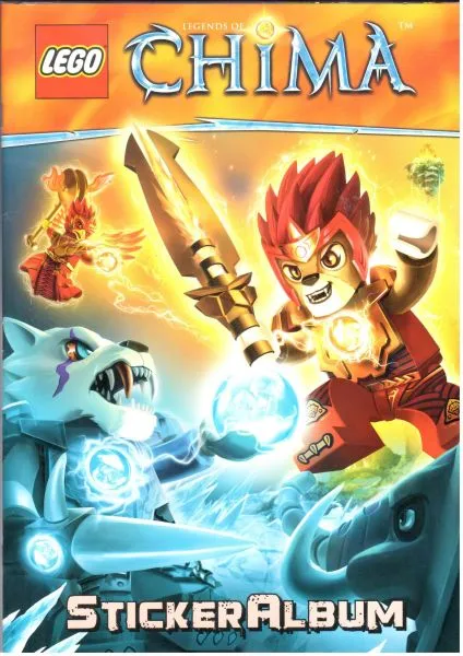 LEGENDS OF CHIMA - Stickeralbum (Softcover) (German Edition)