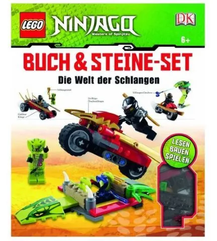 NINJAGO - Buch & Steine-Set: Die Welt der Schlangen (Hardcover) (German Edition)