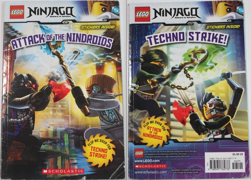 NINJAGO - Attack of the Nindroids / Techno Strike (Flip Book - Softcover)