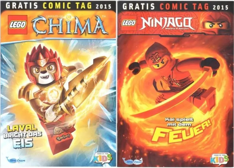 LEGENDS OF CHIMA / NINJAGO - Free Comic Book Day 2015 Flip Comic (German Edition)