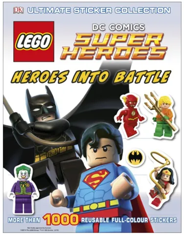 DC Comics Super Heroes - Ultimate Sticker Collection - Heroes Into Battle (Softcover)
