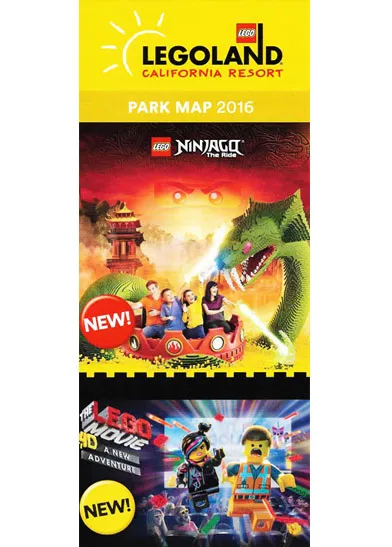 LEGOLAND California Park Guide 2016 with Map