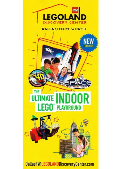 LEGOLAND Discovery Center Dallas/Fort Worth Attraction Guide 2018 with Map