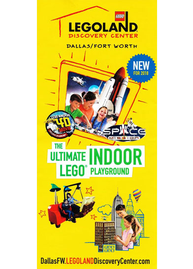 LEGOLAND Discovery Center Dallas/Fort Worth Attraction Guide 2018 with Map