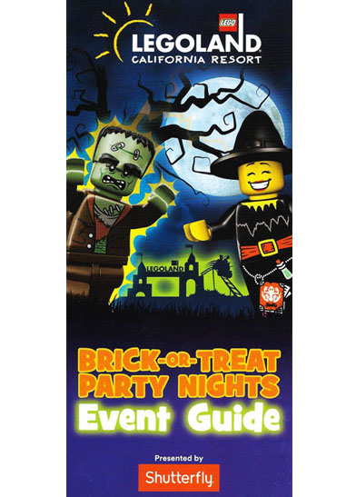 LEGOLAND California Brick or Treat Event Guide 2018 with Map