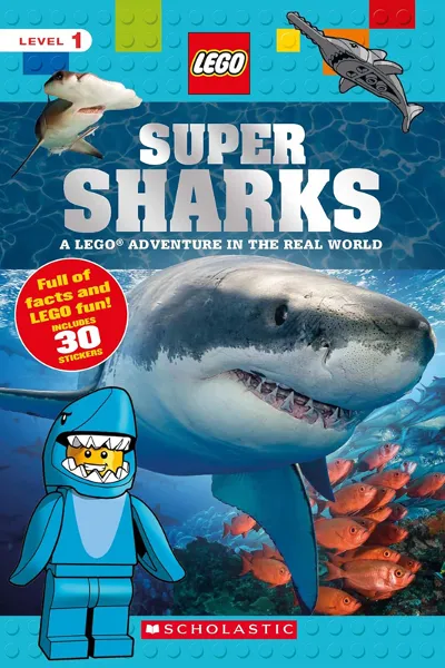 Super Sharks: A LEGO Adventure in the Real World (Softcover)