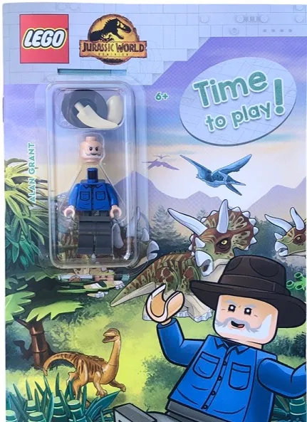 Jurassic World - Time to play! (Softcover) {Alan Grant Minifigure}