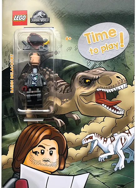 Jurassic World - Time to play! (Softcover) {Rainn Delacourt Minifigure}