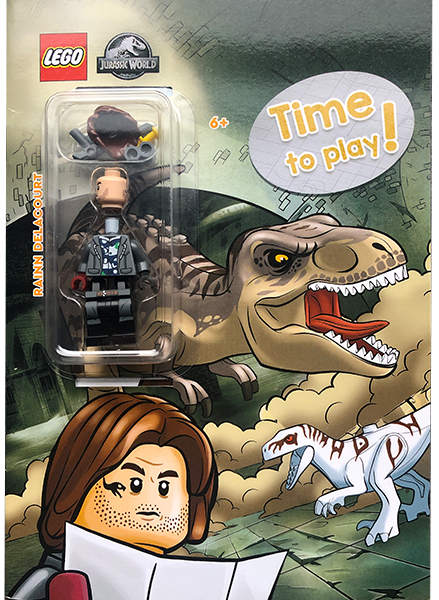 Jurassic World - Time to play! (Softcover) {Rainn Delacourt Minifigure}
