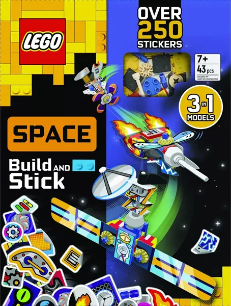 Space: Build and Stick (Hardcover)