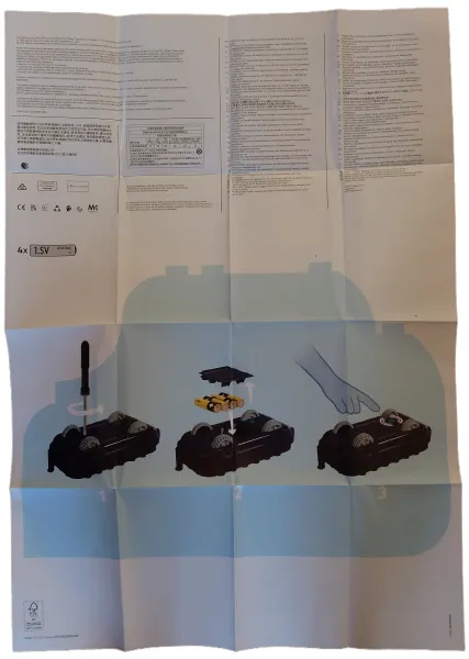 Information Foldout for Duplo Push & Go Motor (6524385/6524387)