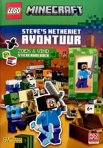 Minecraft - Steve's Netheriet Avontuur (Softcover) (Dutch Edition)
