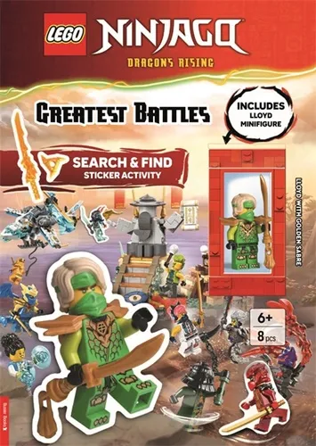 NINJAGO - Greatest Battles, Search & Find Sticker Activity (Softcover) (English - UK Edition)