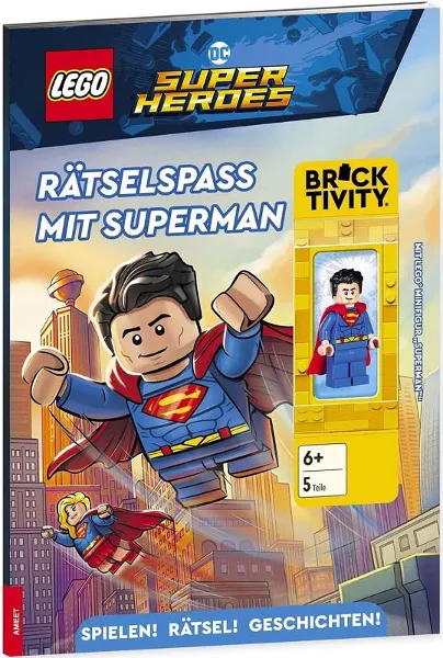 DC Super Heroes - Rätselspass mit Superman (Softcover) (German Edition)