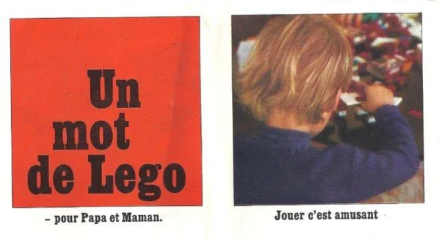 Un mot de Lego Booklet (b3050-be2)