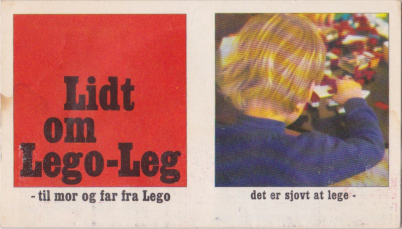 Lidt om Lego-Leg Booklet (3050-da)