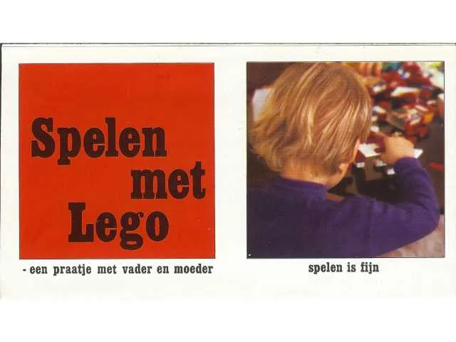 Spelen met Lego Booklet (3050-Ho)