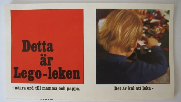Detta är Lego-leken Booklet (3050-sv)