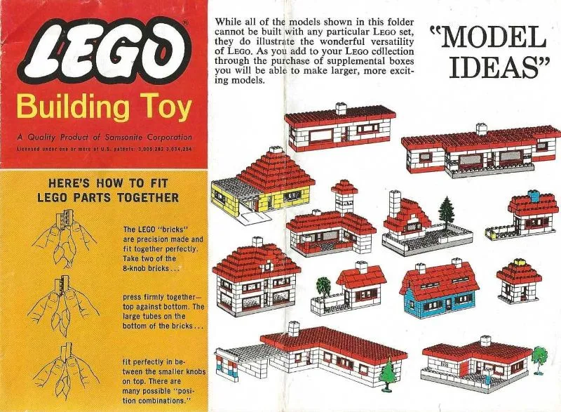 Idea Brochure Samsonite 'Model Ideas' - 1967 Late Issue (K-2236R)