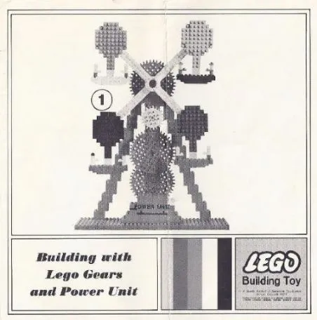 Idea Book, Building with Lego Gears and Power Unit (F2419)