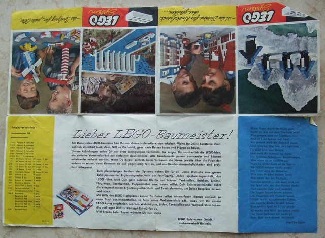 Ideas Brochure / Content List (included in Set 710-4) D-119