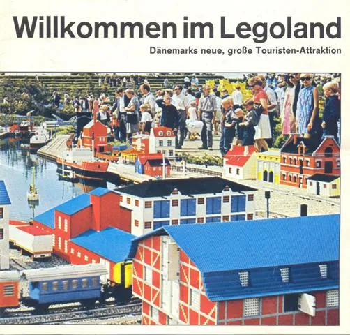 LEGOLAND Denmark Information Leaflet 1971 'Willkommen im Legoland' (97137-Tysk)