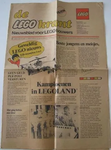Newspaper 'De LEGO Krant' no. 5 - 1977