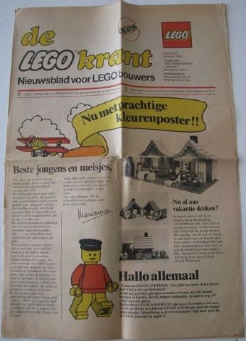 Newspaper 'De LEGO Krant' no. 6 - 1978