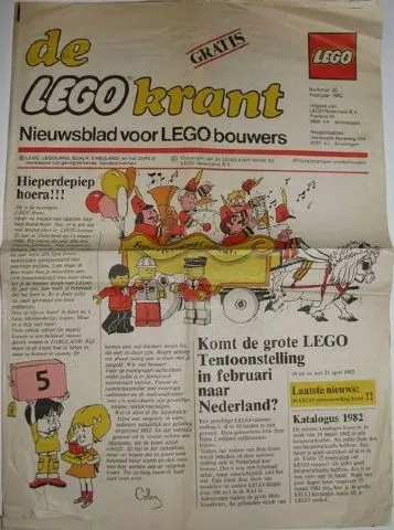 Newspaper 'De LEGO Krant' no. 20 - 1982