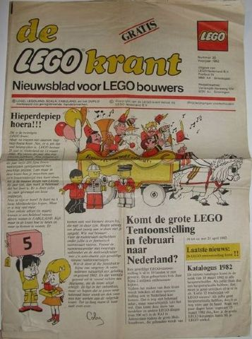 Newspaper 'De LEGO Krant' no. 20 - 1982