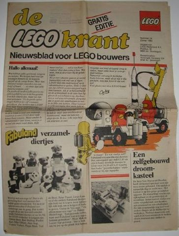 Newspaper 'De LEGO Krant' no. 24 - 1983
