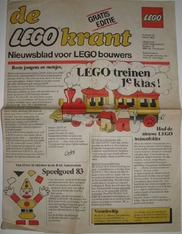Newspaper 'De LEGO Krant' no. 25 - 1983