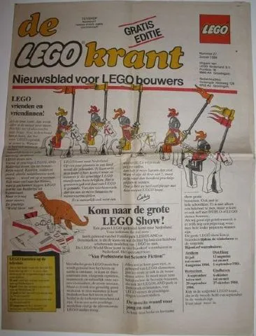 Newspaper 'De LEGO Krant' no. 27 - 1984