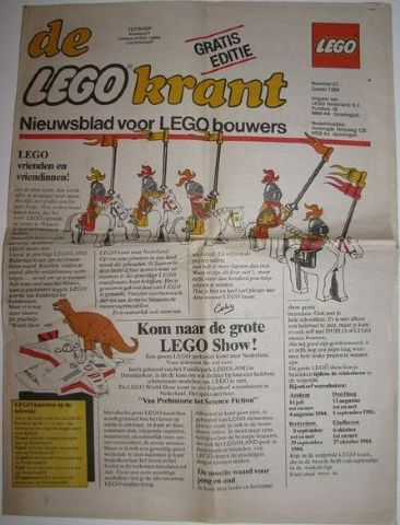Newspaper 'De LEGO Krant' no. 27 - 1984
