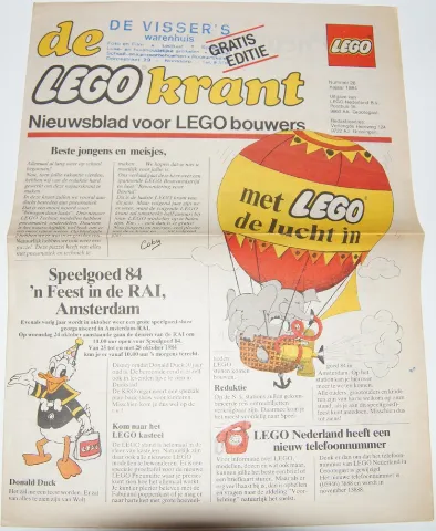 Newspaper 'De LEGO Krant' no. 28 - 1984